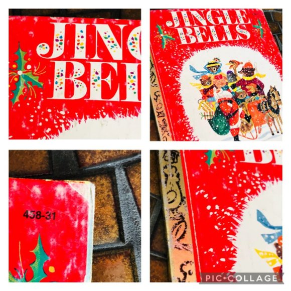 80's "Jingle Bells" A Little Golden Book - Christmas Book - Kids Holiday Book - Picture 9 of 9